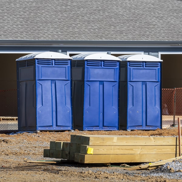 how do you dispose of waste after the porta potties have been emptied in St Florian